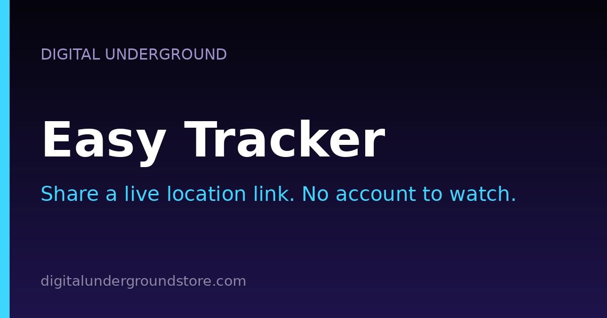 Share a live location link that anyone can open