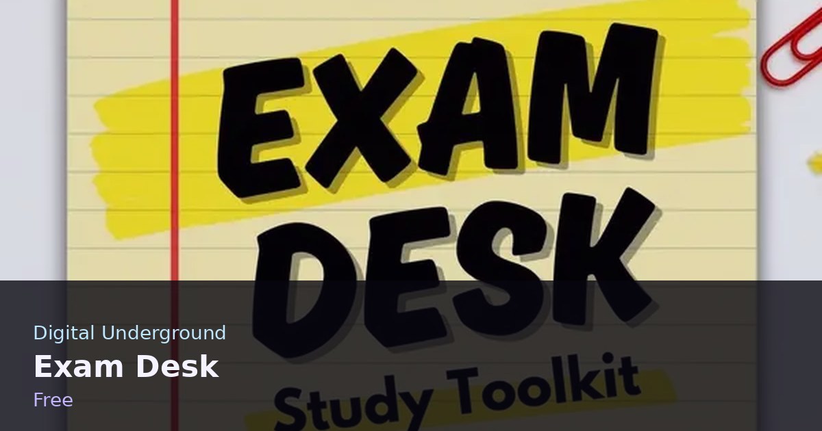 Free study tools for finals and deadlines