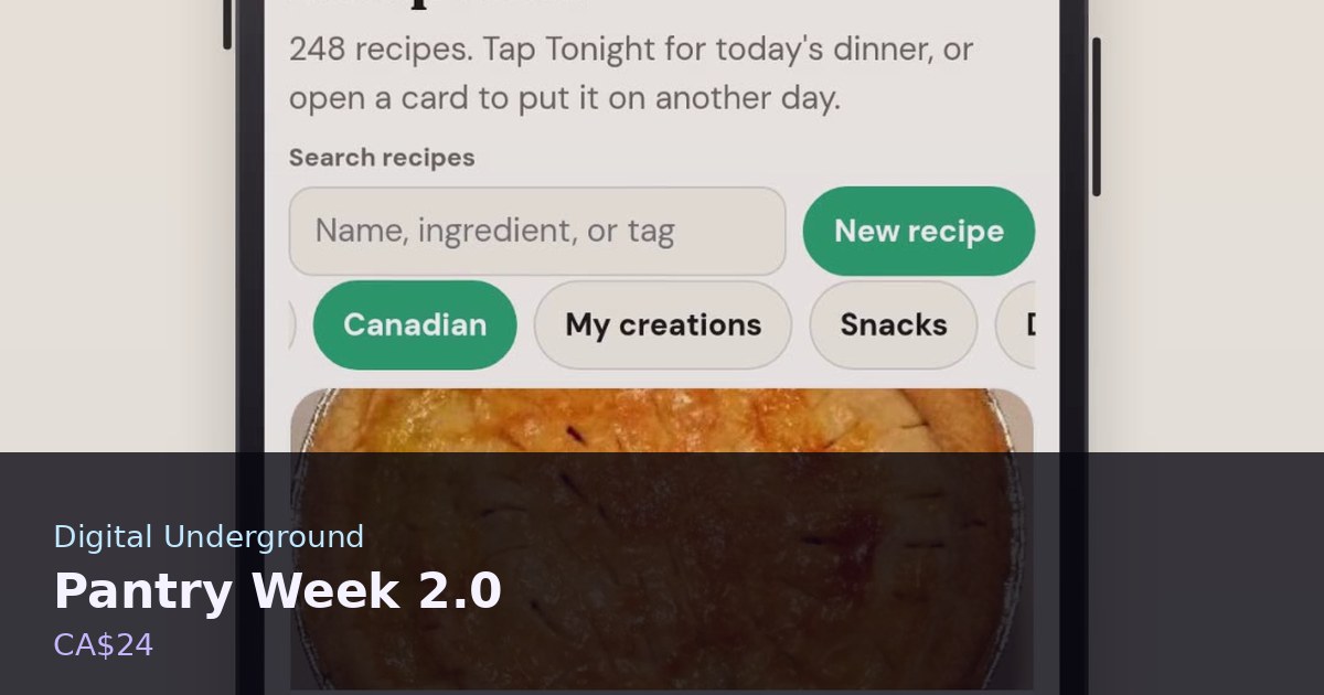 A weekly meal planner that writes your grocery list