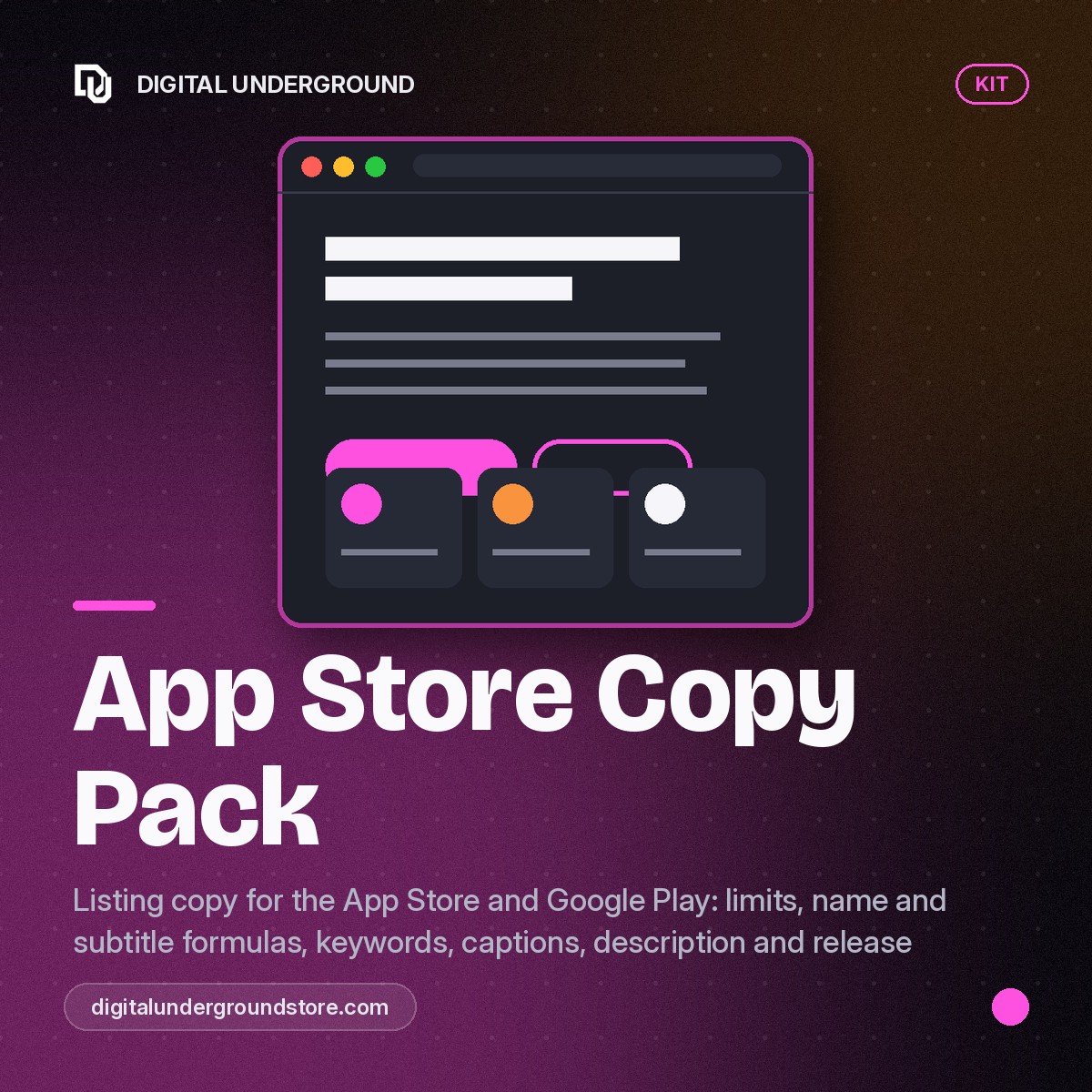 App Store Copy Pack