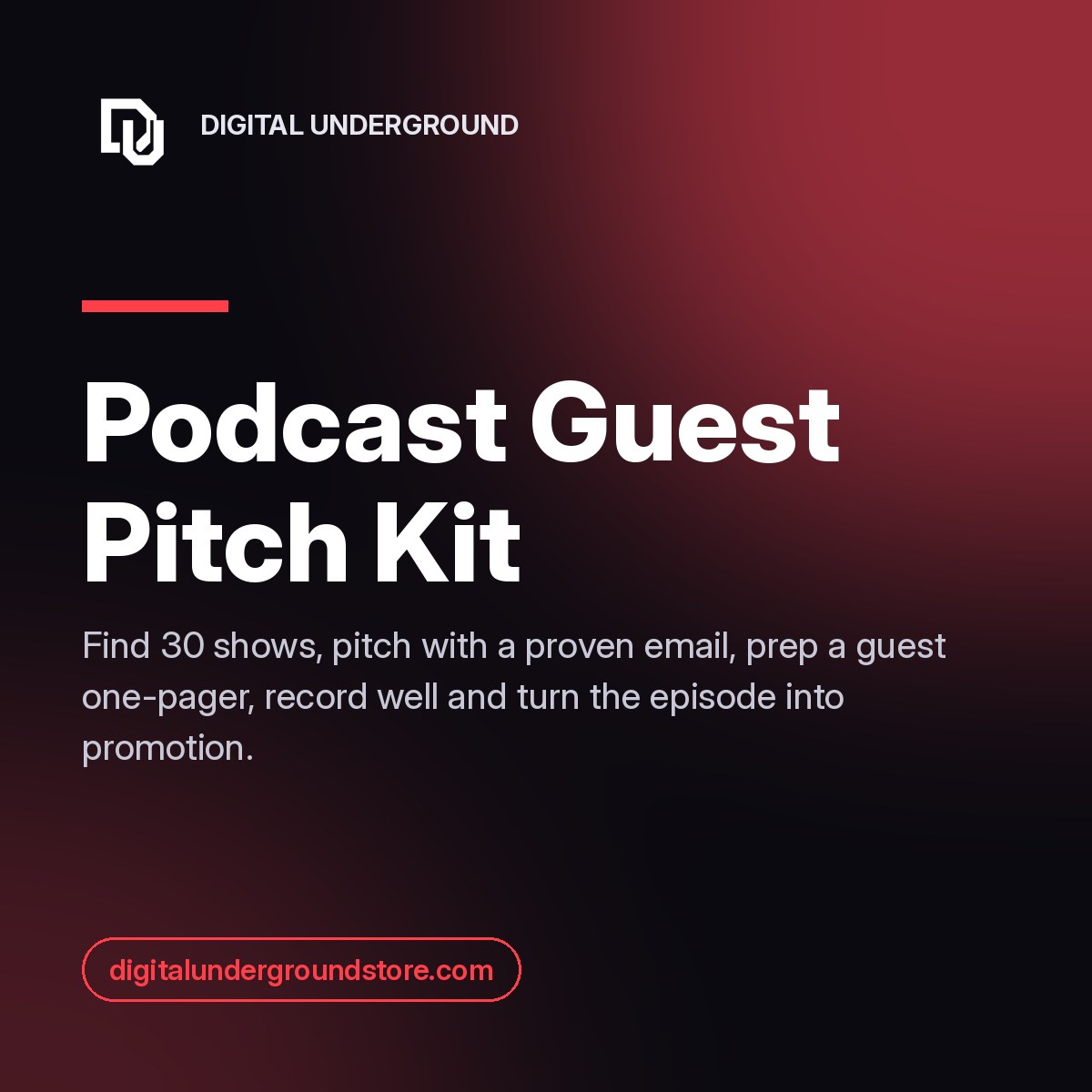 Podcast Guest Pitch Kit