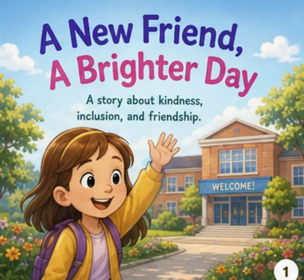 A New Friend – A Brighter Day cover