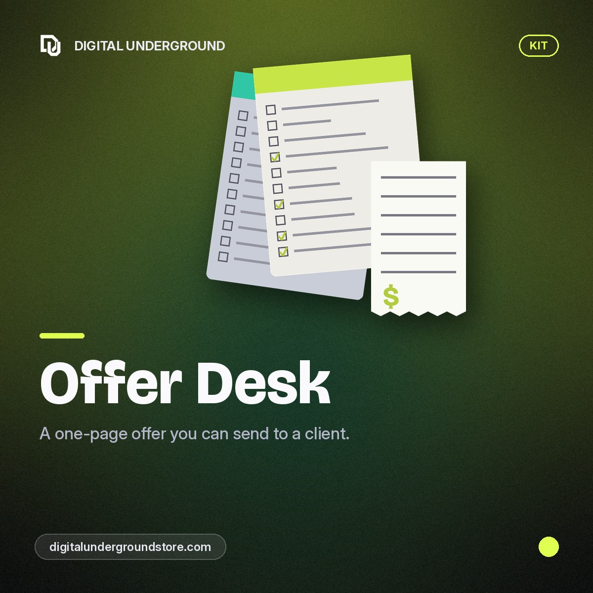 Offer Desk cover